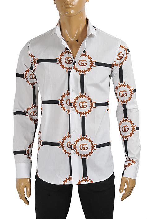 gucci men's dress shirts.